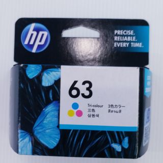 ตลับหมึกแท้ HP 63 Tri-colour สีสามสี