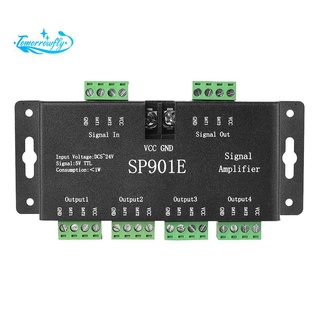 SP901E LED Pixel SPI Signal Amplifier Repeater Addressable LED Strip and Dream Color Programmable LED Matrix Panel