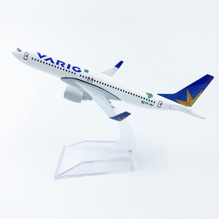 ✤Yalinda Brazil VARIG Airlines B737 Aircraft Model 16cm Die-cast Metal Airplane Toy Model Plane Kids Gift