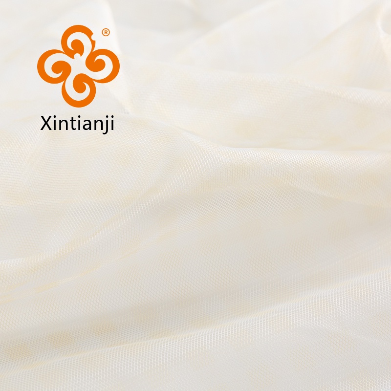 ตรวจสอบผ้าลูกไม้โปร่งใสผ้า ที พวกคุณ ผ้าตาข่าย ทําเอง วัสดุเย็บผ้าตกแต่งงานแต่งงานคริสต์มาสอุปกรณ์เหตุการณ์ 45*135 ซม ทีเจ1178 - รูปที่ 3