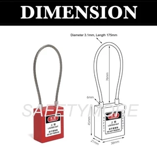 กุญแจนิรภัย เซฟตี้ ล็อคเอ้าท์ lockout tagout กุญแจนิรภัย อุปกรณ์นิรภัย padlock แม่กุญแจนิรภัย LOTO