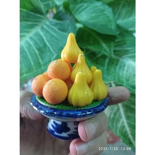 พานขนมโมาทากะ+ลาดูขนาด2นิ้วครึ่ง/ขนมไหว้พระพิฆเนศ