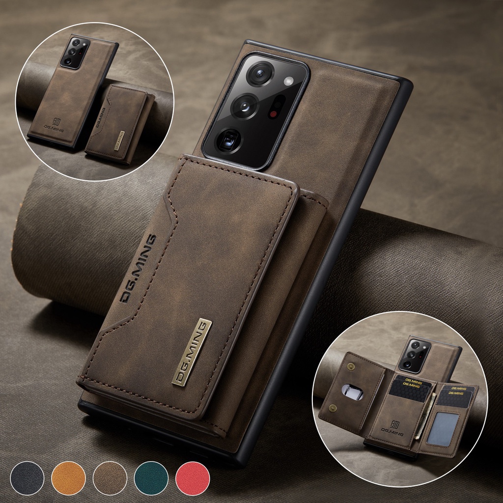 กระเป๋าสตางค์หนังสําหรับ Samsung Galaxy S23 S24 S22 Plus Ultra Note 20 A54 A35 A55 A34 A24 A14 A15 5G เคสโทรศัพท์พร้อมผู้ถือบัตร