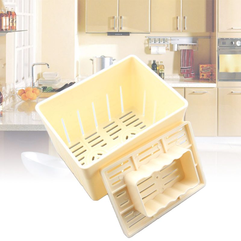 Xu DIY เครื่องทําเต้าหู้ เครื่องทําชีส เครื่องมือในครัว เครื่องทําเต้าหู้โฮมเมด ชุดแม่พิมพ์กด - รูปที่ 2