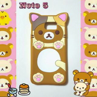 พร้อมส่งเคสซิลิโคนหมีคุมะสำหรับซัมซุงโน้ต5 ราคา 160 บาทส่งฟรี