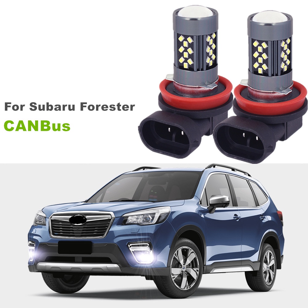 หลอดไฟตัดหมอก LED 42SMD สําหรับ Subaru Forester 2014-2021 2 ชิ้นต่อล็อต
