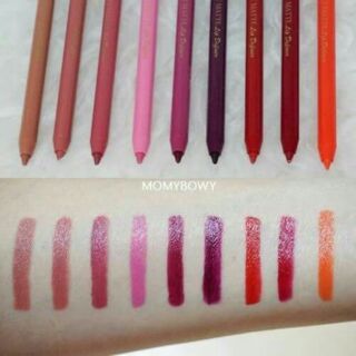 ดินสอน้องใหม่ที่กำลังฮอตสุดติ่ง Mille Velvet Matte Lip Definer แท้
เพราะราคา เบา ๆ