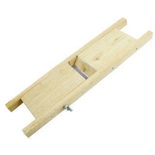   ที่สไลซ์ ที่สไลด์กล้วยฉาบ ที่สไลซ์ผัก รุ่น Yam-Potato-Slide-wooden-small-05f-June-Beam