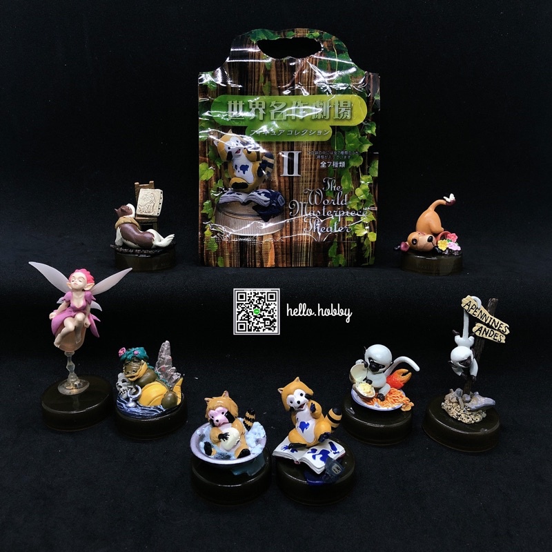 งานฝา ฟิกเกอร์ สัตว์ The World Masterpiece Theater Bottle Cap Figure Collection Vol. 2 by Kaiyodo (S