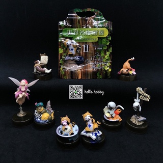 งานฝา ฟิกเกอร์ สัตว์ The World Masterpiece Theater Bottle Cap Figure Collection Vol. 2 by Kaiyodo (Set of 7+1)