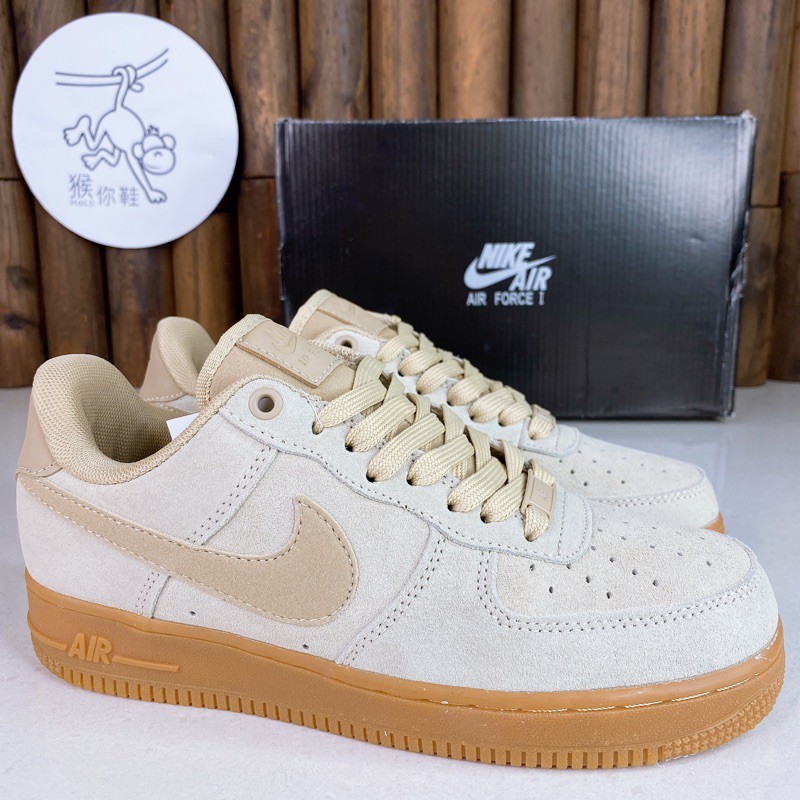 camel suede air force 1