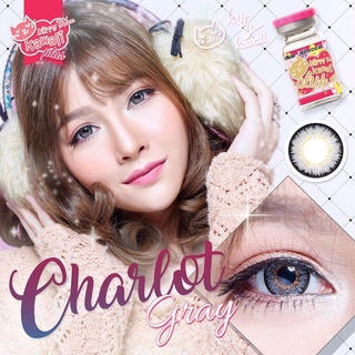 💗Bigeyes Charlot Brown/Gray💗สายตาปกติ(Kitty Kawaii)