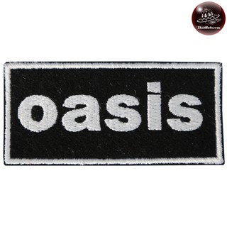 อาร์มติดเสื้อ ปักลาย oasis อาร์มรีดติดเสื้อผ้า