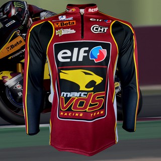 เสื้อโมโตจีพี MotoGP ELF Marc VDS Racing เสื้อแขนยาวบิ๊กไบค์ #MG0043 รุ่น Sam Lowes#22 ไซส์ S-5XL