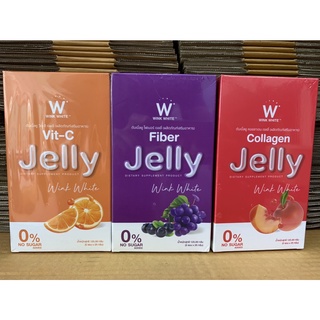 Jelly W Wink White  พีช , องุ่น , ส้ม ( ราคา 1 กล่อง)