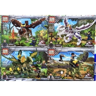 ตัวต่อ เลโก้ ไดโนเสาร์ Jurassic Park Dinosour 4กล่อง