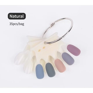 (ทรงมงกุฎ) แผ่นชาร์ทช่อมงกุฎ โชว์สีทาเล็บ ทาตัวอย่างสีทาเล็บ แผ่นทาสีเล็บ ชาร์ตสีเจล