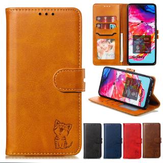 เคสกระเป๋าหนังมีขาตั้งด้านหลังสําหรับ samsung a 51 a 71 Note 10 S10 Lite  a 50 a 60 a 70 a 80 a 90