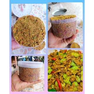 เครื่องแกงคั่วปักษ์ใต้ เผ็ด จัดจ้าน สะอาด อร่อย ไม่มีสารกันบูด กระปุกล่ะ500กรัม