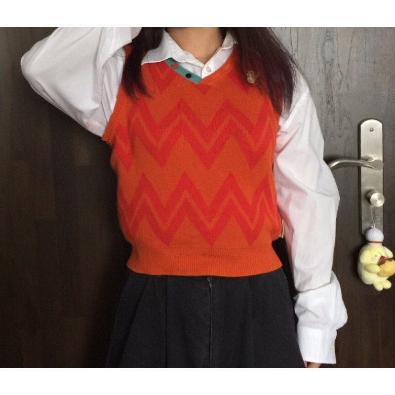 เสื้อกั๊ก Vest ไหมพรม