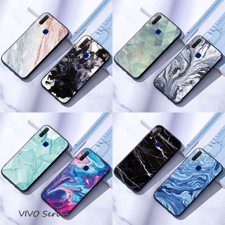 Vivo Y11 Y12 Y17 Y19 Y30 Y50 Y15 2020 เคสมือถือแบบซิลิโคน สำหรับ หินแกรนิต