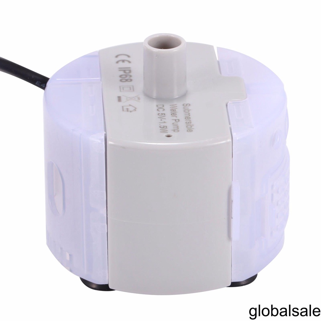[GLOBAL] Cat Water Fountain Pump Quiet Low Consumption Easy to Use