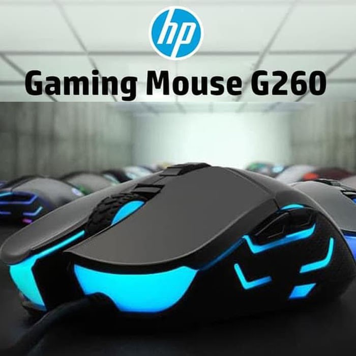 เม้าส์ HP G260 GAMING MOUSE Black