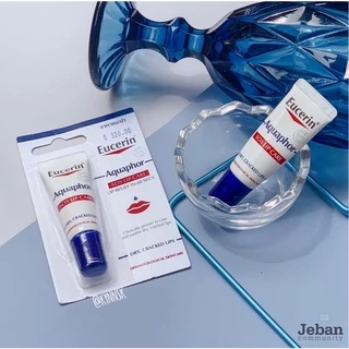😊ฉลากไทยแท้💯 Eucerin lip Aquaphor SOS lip care 10 ml ยูเซอริน อควาฟอร์ ลิป แคร์ 10 กรัม ฟื้นบำรุงริมฝีปาก