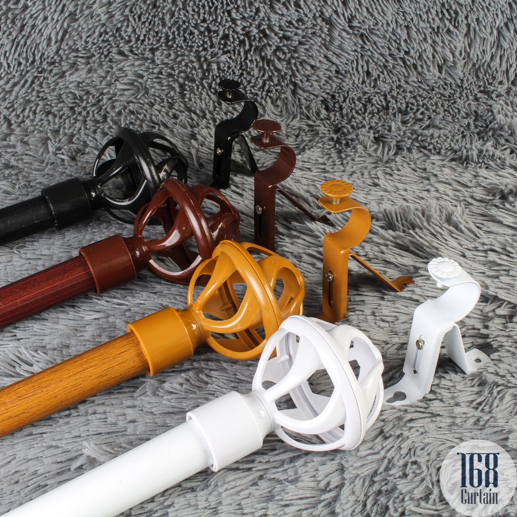 อุปกรณ์ ตกแต่งบ้าน ราวผ้าม่าน ราวม่าน(หัวตะกร้อ) รางขนาด26มิลลิเมตร ราคาถูก