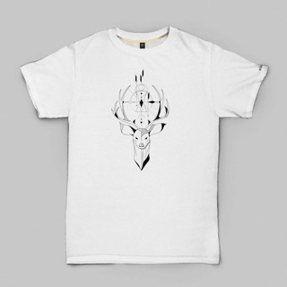 เสื้อยืดผู้ชาย Wildworks - Reindeer (white)