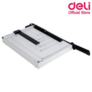 Deli 8013 Lever Paper Trimmer แท่นเหล็กตัดกระดาษ ขนาด B4 (380 x 300mm) แท่นตัดกระดาษ ที่ตัดกระดาษ อุปกรณ์สำนักงาน school