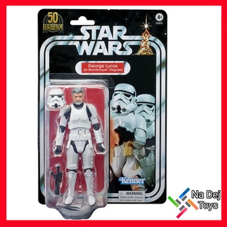 Hasbro George Lucas Stormtrooper Star Wars Black Series 6" figure จอร์จ ลูคัส สตอร์มทรูเปอร์ สตาร์วอร์ส  แบล็คซีรีส์