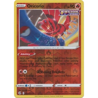 [การ์ดโปเกมอน] Oricorio - 042/264 - Reverse Holo (Fusion Strike)
