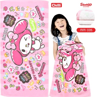 "ของแท้ 100%" Sanrio ผ้าขนหนู My Melody MM-035 ขนาด 16x32 นิ้ว