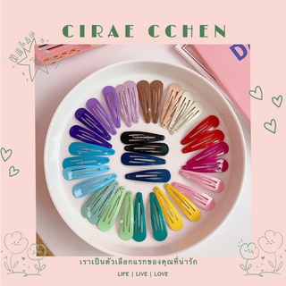 𝘾𝙍𝘾 𝙋𝙞𝙣𝙠 / พร้อมส่ง 18 colors Candy Hair Clips กิ๊บติดผมทรงหัวใจน่ารัก BB กิ๊บติดผมทรงหยดน้ำ กิ๊บติดผม