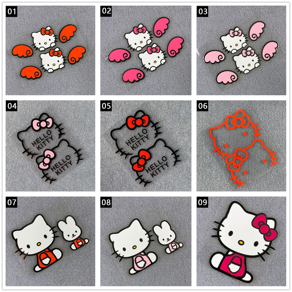 Hello Kitty Cartoon Car Hood Doors Decal Sticker Body Decoration Cover