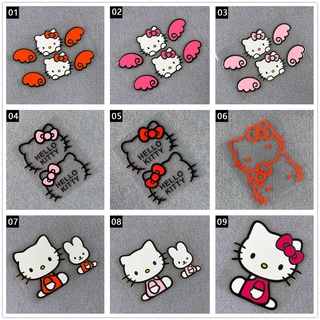 Reflective Sticker For Hello Kitty Motorcycle Car Waterproof Decal Cover scratches