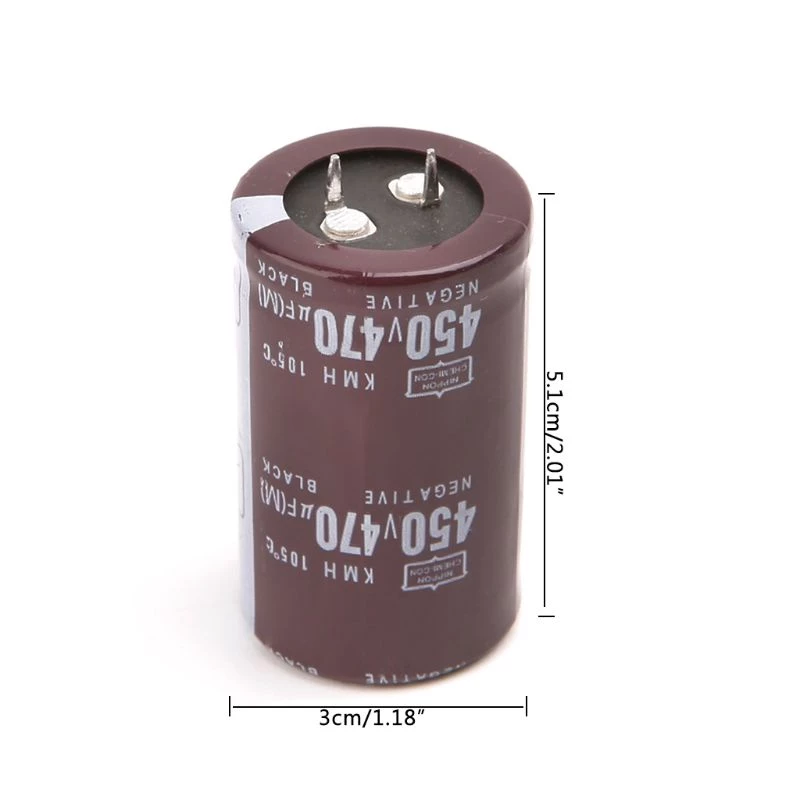 Electric Welder 450V 470uF Aluminum Electrolytic Capacitor Volume 30x50