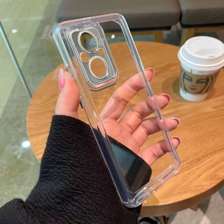 เคส OPPO Reno 10 7Z 8Z 8T A78 A98 5G เคส OPPO Reno 5 6 10 8 Pro Plus 5G Reno6Z  Reno7 Pro 5G เคส OPPO A96 A76 A77 A92 A16 โทรศัพท์มือถืออะคริลิค แบบแข็ง ป้องกันกระแทก หรูหรา สําหรับ Space Clear Case