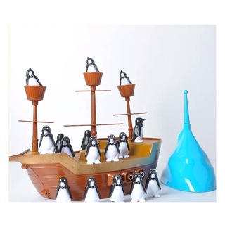 สินค้าขายดีสุดฮิตพร้อมส่ง Boat Pirate Penguin เพนกวิ้นเมาเรือ เกมฝึกสร้างสมดุล เพนกวินน้อยบนเรือโจรสลัดของเล่นราคาถูก