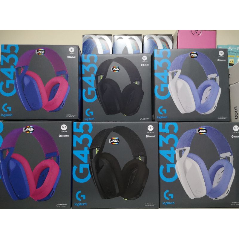 Logitech G435 Ultra-light Wireless Bluetooth Headphone (หูฟัง)รับประกัน 2 ปี