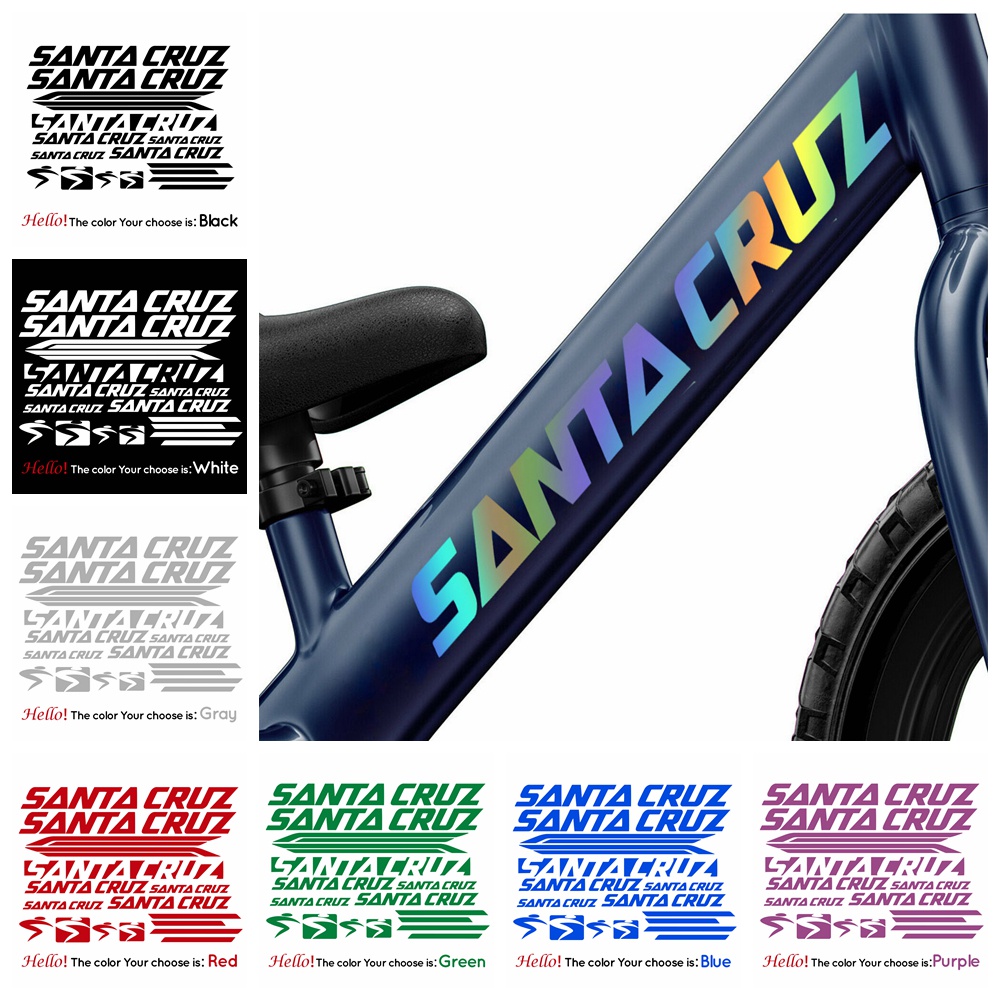 สติกเกอร์รูปลอก Santa Cruz สำหรับจักรยาน