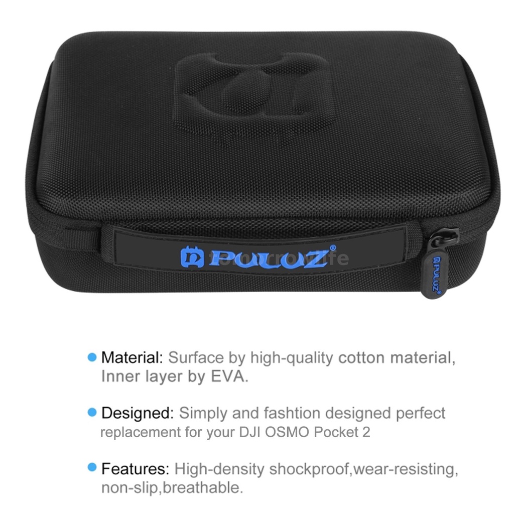 Puluz กระเป๋าเดินทางแบบพกพาสําหรับ Osmo Pocket 2 #8