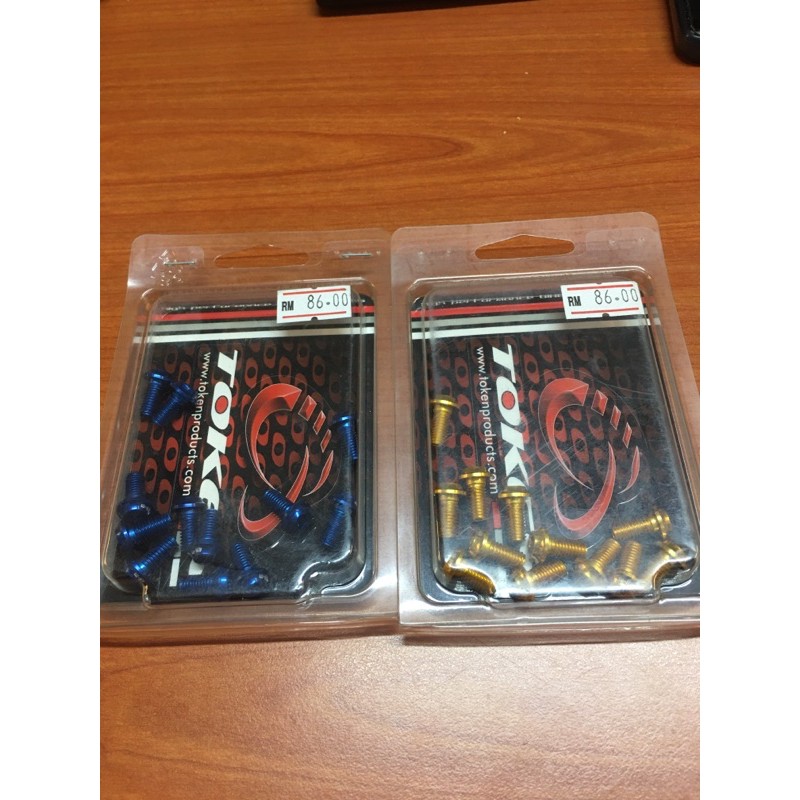 Token Alloy Disc Rotor Bolts - แพ็ค 12 Chainring ขี่จักรยานจักรยานเสือหมอบ Crank Component Basikal P