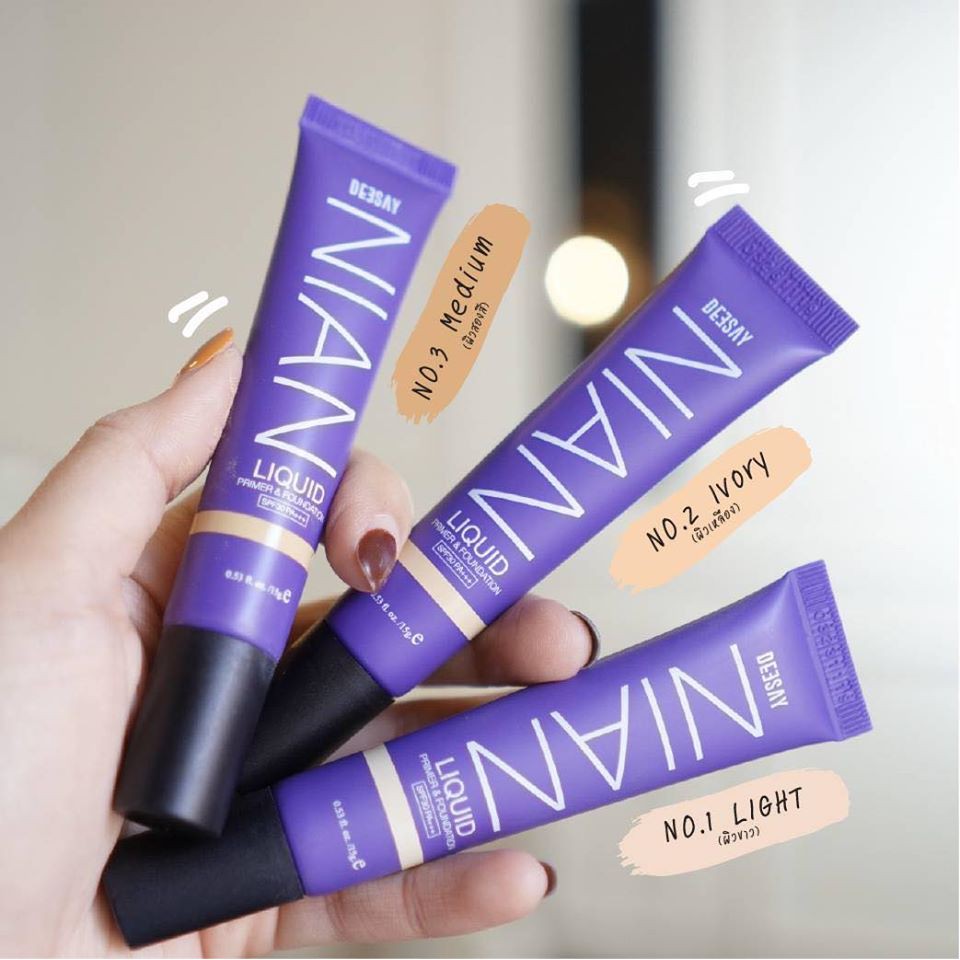 Deesay Nian Liquid & Foundation รองพื้นดีเซย์ รองพื้นเนียน รูปที่ 5