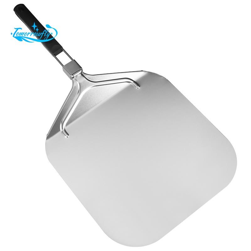 Folding Aluminum Pizza Peel for Pizza Stone,Professional Home Use Pizza Shovel for Baking Pizza and 