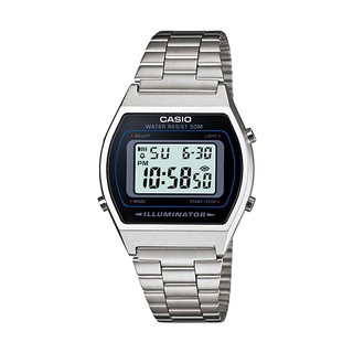 CASIO B640WD-1A สีเงิน ของแท้ รับประกันศูนย์1ปี CMG B640WD-1 นาฬิกาข้อมือผู้หญิง