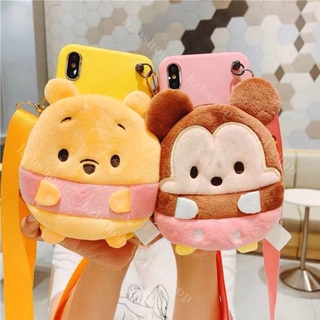 เคส OPPO A15 A15S A12 A12E A93 A92 A91 A73 A72 A53 A52 A33 A32 A31 A9 A5 2020 เคสนิ่ม สําหรับ OPPO A5S A3S A7 A11K A1K A83 A71 A75 A77 A59 A57 A37 A39 NEO9 NEO7 F17 Pro F15 F5 F3 F1S การ์ตูน หมีพูห์ และมิกกี้เมาส์ น่ารัก ซิลิโคน TPU กระเป๋าสตางค์ เคสโทรศั