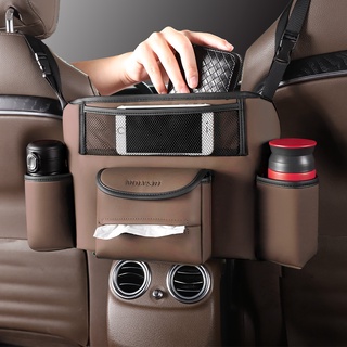 Car Storage Bags Car Seat Back Hanging Bags Mesh Pocket Meal Bags Tissue Bags Bag Storage Car Storage Supplies