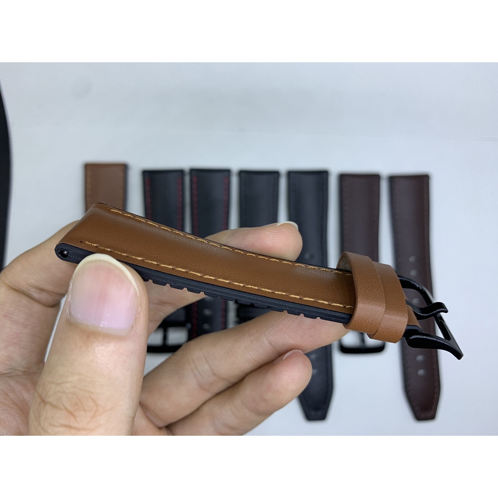 สายนาฬิกาข้อมือ สายหนังซิลิโคน กันน้ํา สําหรับ Garmin Forerunner 245 Music 55 645